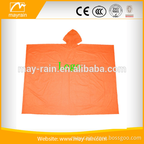 newest design high quality plastic rain poncho